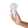 NEDIS ruční ventilátor/ průměr 6 cm/ výkon 0,9 W/ 2 rychlosti/ plast/ bílý FNHH1WT