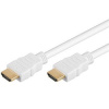 PremiumCord HDMI High Speed ??+ Ethernet kábel, biely, pozlátené konektory, 15m kphdme15w