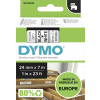 páska do štítkovače DYMO D1 53713 polyester Barva pásky: bílá Barva písma:černá 24 mm 7 m