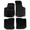ACI textilné koberce pre ŠKODA OCTAVIA 97-01 čierne (na oválne príchytky) sada 4 ks