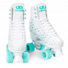 Klasické retro kolieskové korčule Croxer Vesna White/Mint 37
