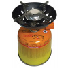 Sada: kempingový varič WIND SHIELD s reguláciou + 300g kartuša, závit 7/16”, Elico