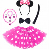 Dievčenský kostým - Minnie Mouse Costume Masguise Mica Ball Set 7in1 (MINNIE MOUSE VYNIKAJÚCA SÚPRAVA šiat MICKEY BALL 7v1)