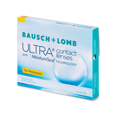 Bausch & Lomb ULTRA for Presbyopia (3 šošovky) Dioptrie: +0.25, Zakrivenie: 8.50, Priemer: 14.2, Adícia: Low (+0.75D - +1.50D)