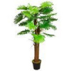 Decovego Umelá palma Umelá palma Fan Palm Dekoratívna izbová rastlina Umelý strom v plastovom kvetináči Plastová rastlina 180 cm Decovego