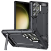 Puzdro Hybrid Armor Kickstand pre Samsung Galaxy S24 Ultra - Čierna H31037