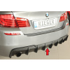 Rieger vložka zadného nárazníka (pre vozidlá s ťažným zariadením) pro BMW rad 5 F11 touring, plast ABS bez povrchovej úpravy, pre originálne koncovky vľavo a vpravo