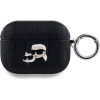 Karl Lagerfeld PU Embossed Karl and Choupette Heads Puzdro na AirPods Pro KLAPPGKCPK