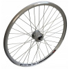 Predné predné koleso bicykla 28 palcov Shimano 3W Strieborné kužeľové generátory