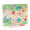 EcoToys Drevená logická hra - magnetické bludisko
