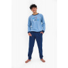 Cornette F&Y pyžamo 998/57 dĺžka/r 164-188 modrá 176/M