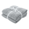 Svetlosivé froté bavlnené osušky v súprave 2 ks 90x140 cm Anti–Bacterial – Catherine Lansfield