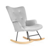Hojdacie kreslo MOSS sivé 856711