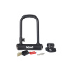 OnGuard 8001X U-zámok Brute STD 115 x 202 mm, Ø 16,8 mm, s držiakom, čierny