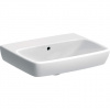Geberit Selnova Square - Umývadlo 550x440 mm, bez otvoru na batériu, s prepadom, biela 500.291.01.7