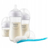 Avent Philips SCD837/12 sada 3 fľašiek Natural + kefka