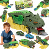 NÁKLADNÉ AUTO DINOSAURUS TRICERATOPS 3v1 DRÁHA ŠMYKĽAVKA PRE AUTÁ, KTORÉ PREHĹTA 3 AUTÍČKA