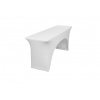 TENTino Elastický poťah STANDARD na pivný stôl 200x50 - 200x70 cm Farba obrusu: BIELA / WHITE