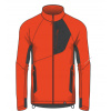 NORTHFINDER Pánska mikina Polartec Power Stretch KREMENEC BLUE/ORANGE