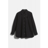 KOŠEĽA KARL LAGERFELD FAN LACE POPLIN SHIRT BLACK