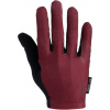 Dámske cyklistické rukavice Specialized BG Grail Glove LF Wmn - garnet red S