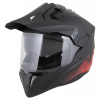 Enduro helma XD1, ZED (čierna matná, červená)