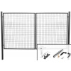 STREND PRO Garden Brána Strend Pro METALTEC DUO, 3580/1450/100x50 mm, antracit, dvojkrídlová, záhradná, ZN+PVC, RAL7016 432270