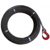 VT Navijákové lano SEAL IWRC 10mm s hákem, 15m