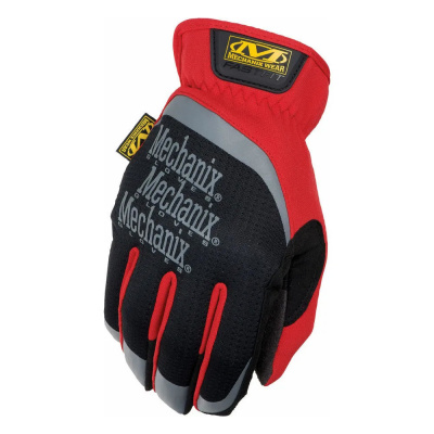 Mechanix Pracovné rukavice so syntetickou kožou FastFit® - červené M/9 MFF-02-009
