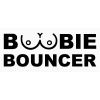 samolepka Boobie Bouncer, Vnútorné / na okno, 60 x 18 cm - 1ks