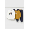 Detská tepláková súprava Mayoral 2840.3E.Baby.9BYA žltá 80