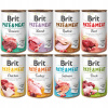 Brit PATE & MEAT karma mokra psa mix príchutí 8 x 800 g