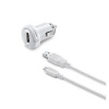Autonabíjačka CellularLine s dátovým káblom a konektorom microUSB, 2A