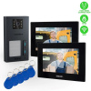 EVOLVEO DoorPhone AP2-2 Drôtový videotelefón pre dva byty Čierny DPAP2-B