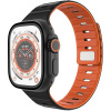 FIXED Silicone Magnetic Strap na Apple Watch 44/45/46/49 mm čierny FIXMST2-434-BK