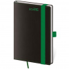 Helma Diár BLACK GREEN týždenný vreckový A6 9x14cm 2026