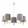 Argon Bolzano Plus stropné svietidlo 5x15 W chrómová-sivá 2108