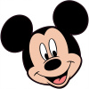 CUKROVÁ TLAČ jedlý obrázok na tortu Cukrová hmota Potlač Myšiak Mickey #5 + MENO