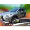 Deflektory - Lexus NX 300h od 2014 (+zadné)