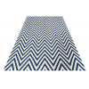 Bakero Kelim Zig Zag dark blue (120x180 cm)
