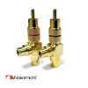 Nakamichi RCA N0516 (Pravouhlá cinch RCA redukcia / 2x výstup, cena za pár)