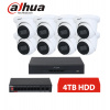 DAHUA IP 8 KAMEROVÝ SET 4MPX DOME 4TB