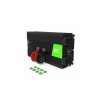 Green Cell INV24 automobilový menič napätia 24V na 230V, 1500W/3000W Modifikovaná sínusoida