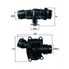 MAHLE Termostat, chladivo BEHR TI 233 88