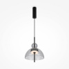 MAYTONI MOD185PL-L11B3K1 Závesné LED svietidlo BANGKOK 230V, 12W, 3000K, 1200lm, CRI80, IP20, 25cm, čierna