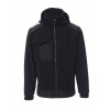 PAYPER PERFORMER 2.0 001473-0053 / Softshellová bunda s odnímateľnou kapucňou - black/black XS