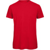 B&C | Inspire T /men, Pánske tričko Medium Fit z bio bavlny, červená, 3XL