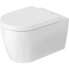 Duravit ME by Starck Závěsné WC, Rimless, WonderGliss, biela/matná biela 25290926001