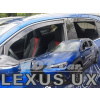 Deflektory - Protiprievanové plexi Lexus UX 5D od 2019 (+zadné)