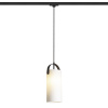 RENDL JULIETTA 31 na trojokruh. lištu opálové sklo/čierna 230V LED E27 15W